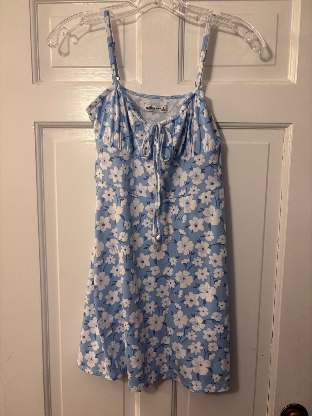 Hollister Blue Floral Slip Dress, Size Small
